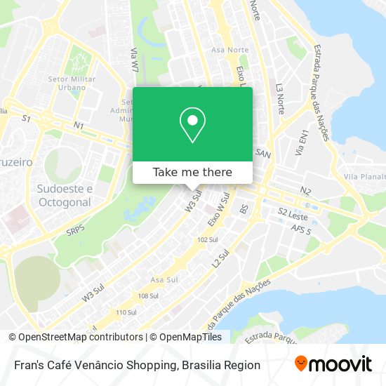 Fran's Café Venâncio Shopping map