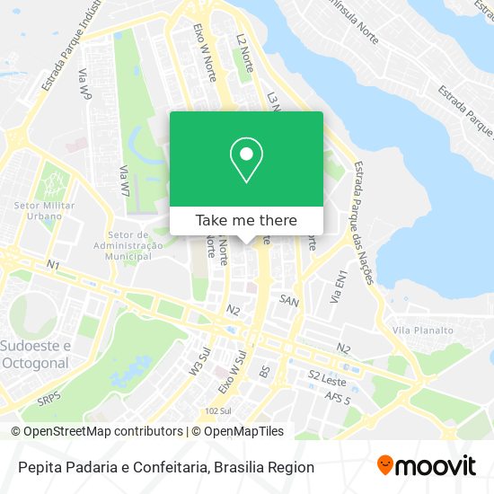 Pepita Padaria e Confeitaria map