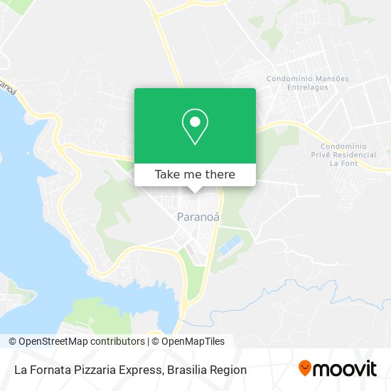 La Fornata Pizzaria Express map