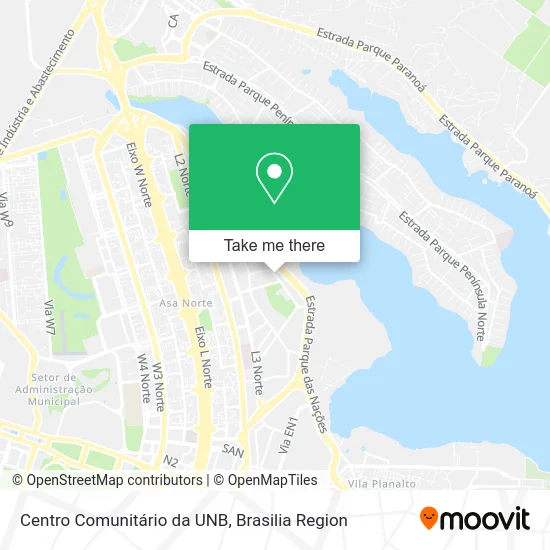 Centro Comunitário da UNB map