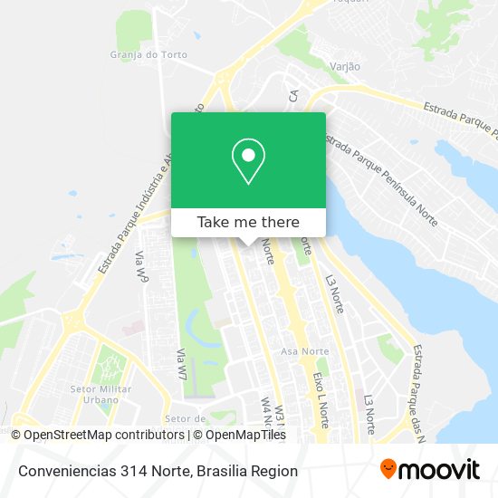 Conveniencias 314 Norte map