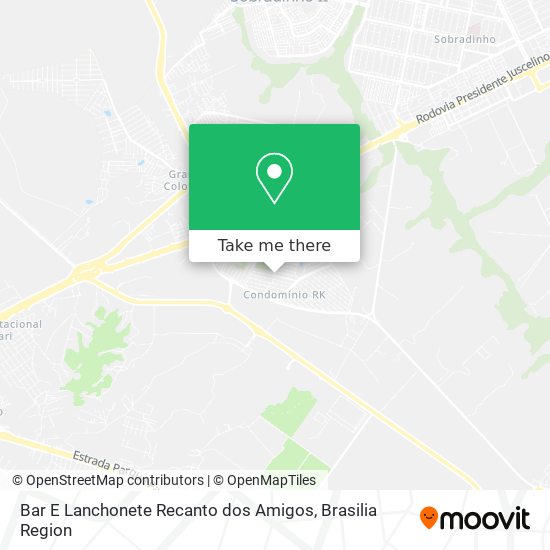 Bar E Lanchonete Recanto dos Amigos map