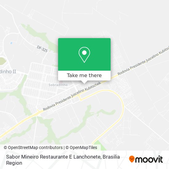 Sabor Mineiro Restaurante E Lanchonete map