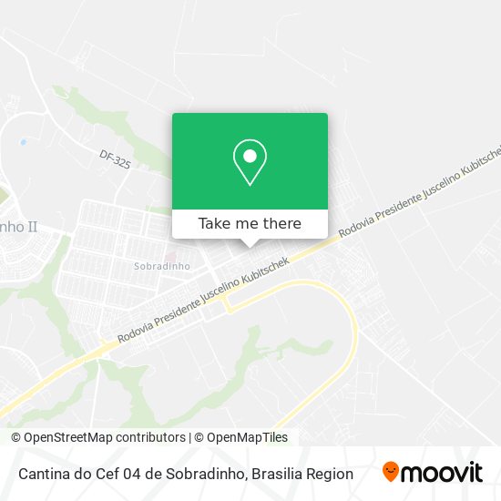 Cantina do Cef 04 de Sobradinho map
