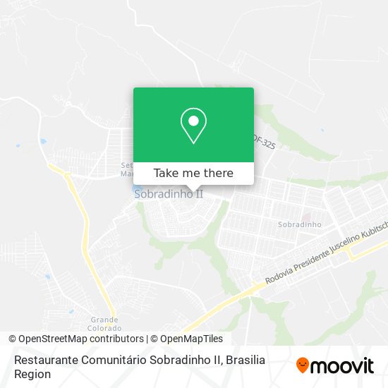 Restaurante Comunitário Sobradinho II map