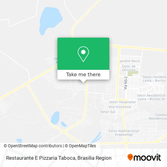 Restaurante E Pizzaria Taboca map