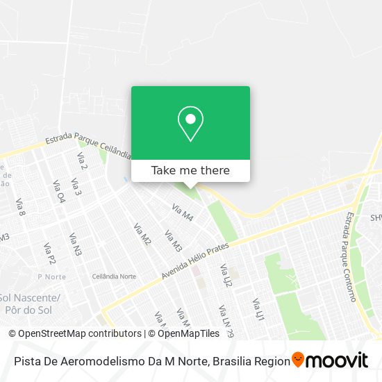 Pista De Aeromodelismo Da M Norte map
