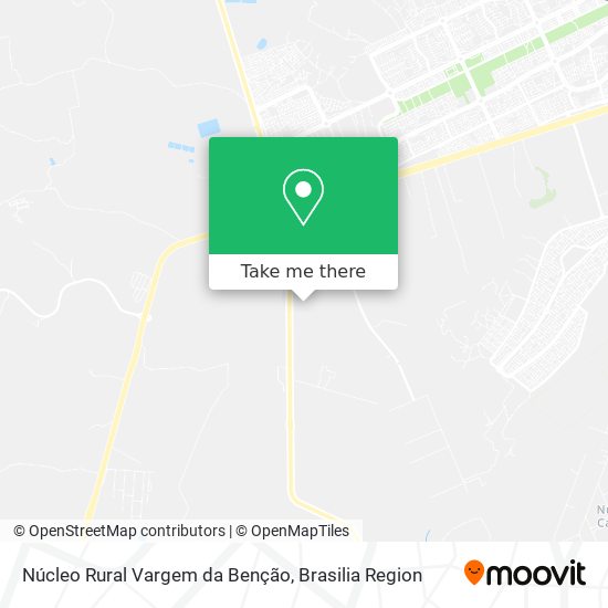 Núcleo Rural Vargem da Benção map
