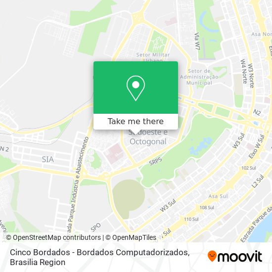 Cinco Bordados - Bordados Computadorizados map