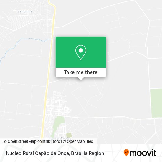Núcleo Rural Capão da Onça map