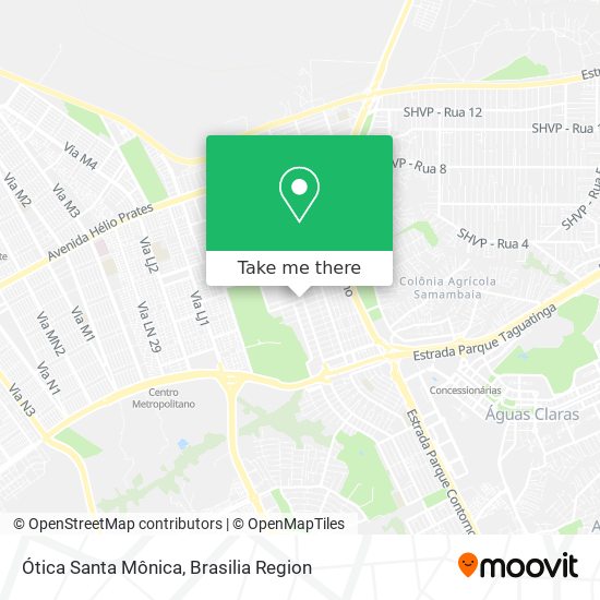 Ótica Santa Mônica map