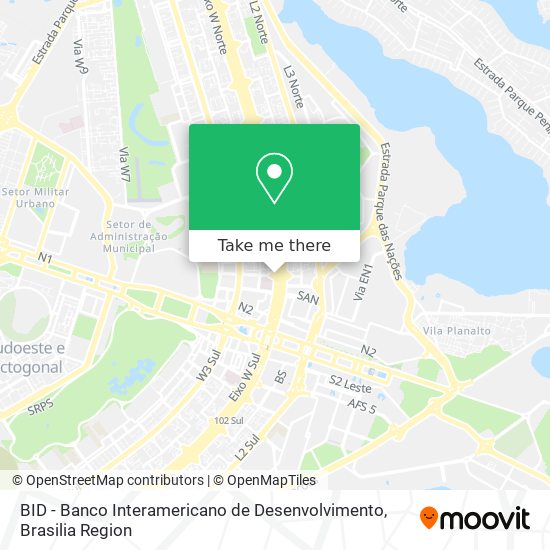 BID - Banco Interamericano de Desenvolvimento map