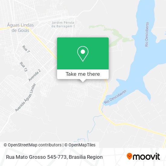 Rua Mato Grosso 545-773 map