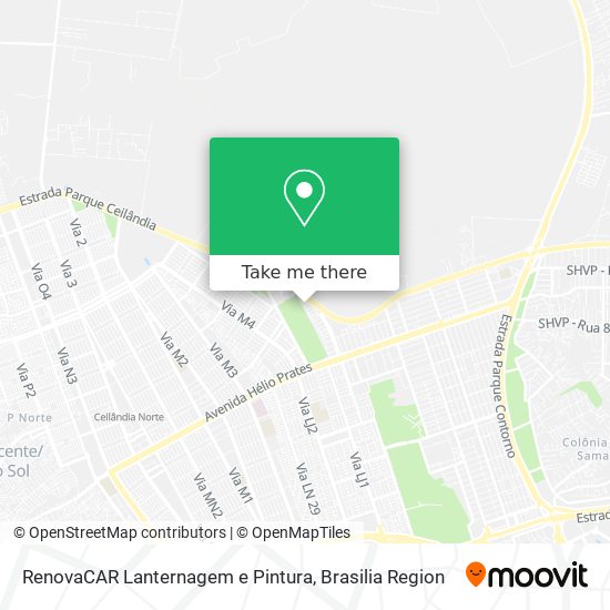 RenovaCAR Lanternagem e Pintura map