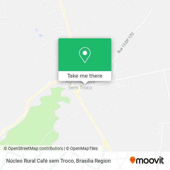 Núcleo Rural Café sem Troco map