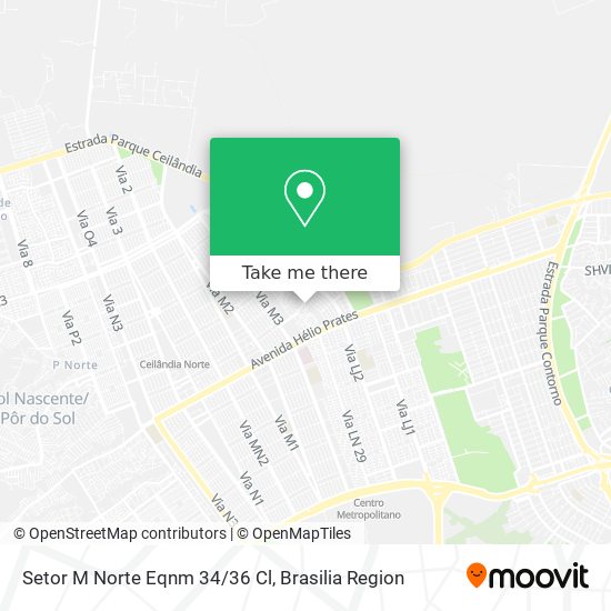 Setor M Norte Eqnm 34/36 Cl map
