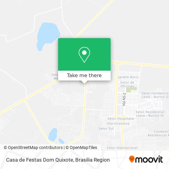 Casa de Festas Dom Quixote map