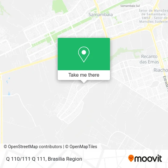 Q 110/111 Q 111 map