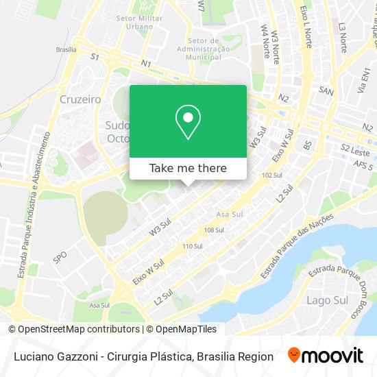 Luciano Gazzoni - Cirurgia Plástica map