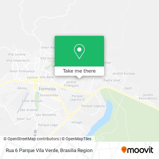 Rua 6 Parque Vila Verde map