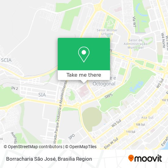 Borracharia São José map