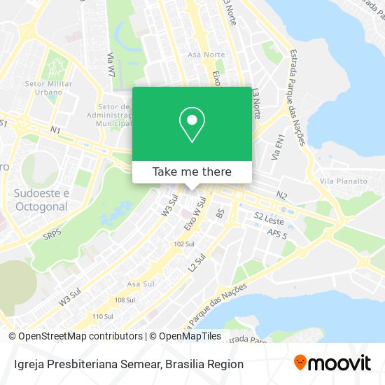 Igreja Presbiteriana Semear map