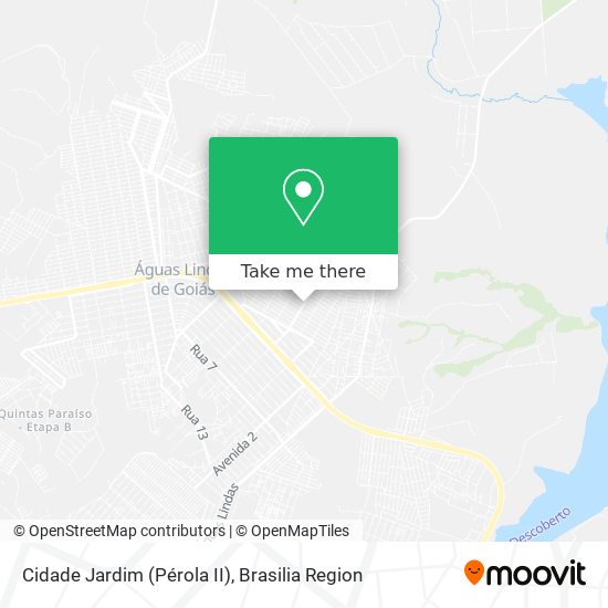 Cidade Jardim (Pérola II) map