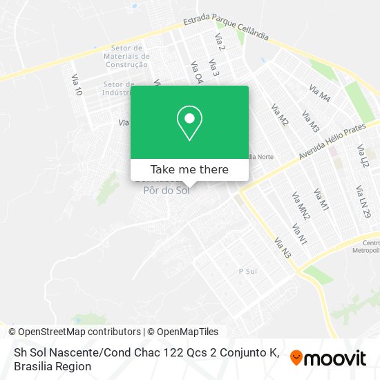 Sh Sol Nascente / Cond Chac 122 Qcs 2 Conjunto K map