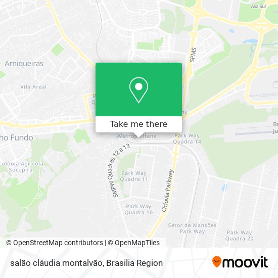 salão cláudia montalvão map