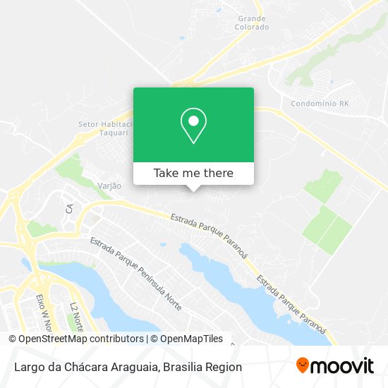 Largo da Chácara Araguaia map