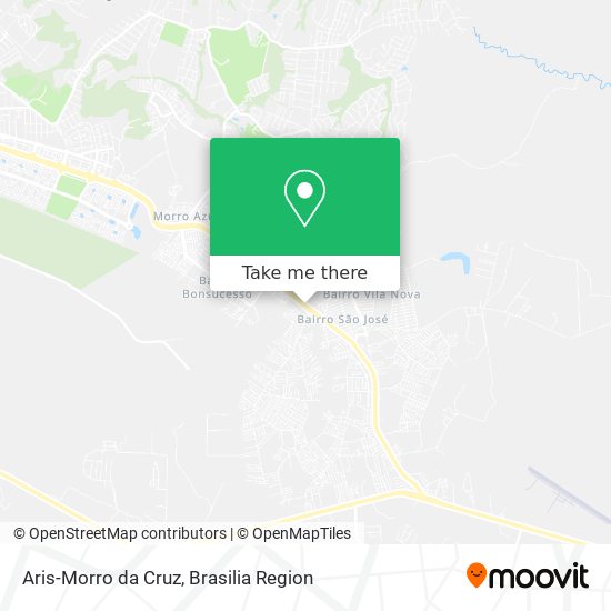 Mapa Aris-Morro da Cruz