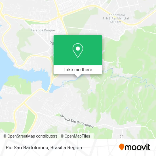 Rio Sao Bartolomeu map
