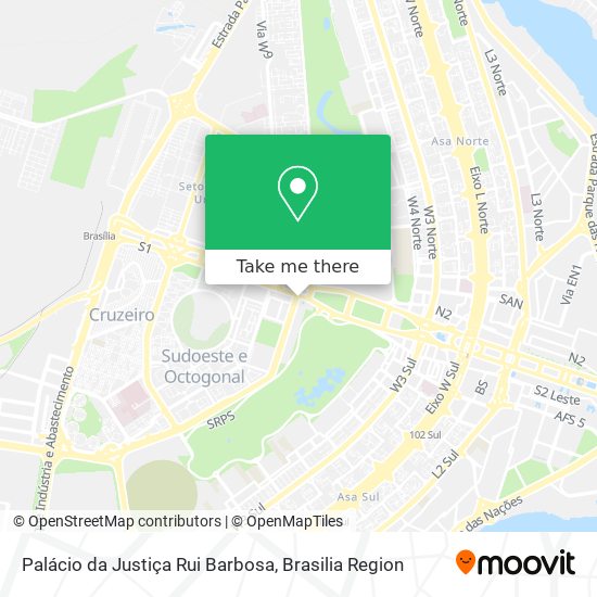 Palácio da Justiça Rui Barbosa map