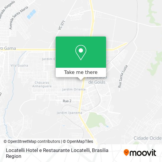 Mapa Locatelli Hotel e Restaurante Locatelli