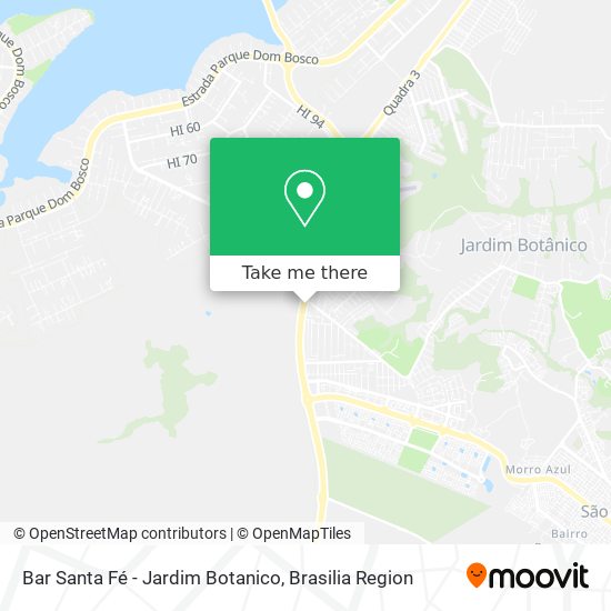 Bar Santa Fé - Jardim Botanico map
