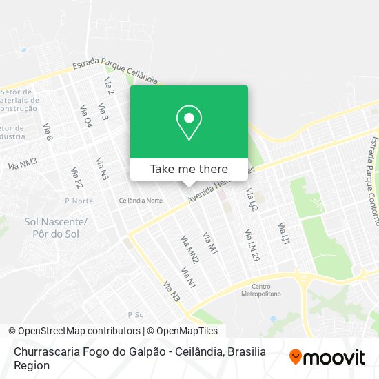 Churrascaria Fogo do Galpão - Ceilândia map