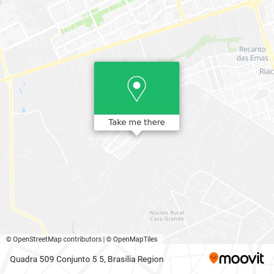 Quadra 509 Conjunto 5 5 map