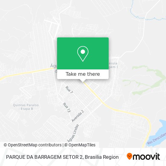 PARQUE DA BARRAGEM SETOR 2 map