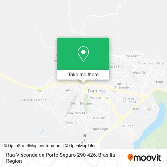 Rua Visconde de Porto Seguro 290-426 map