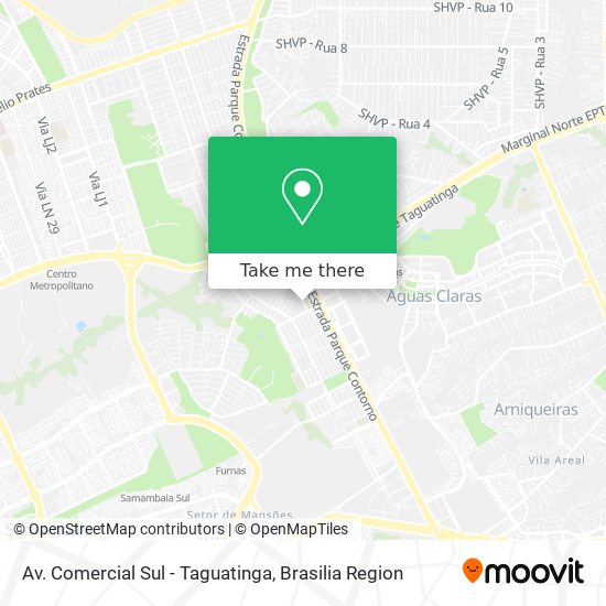 Av. Comercial Sul - Taguatinga map