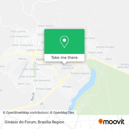 Mapa Ginásio do Forum