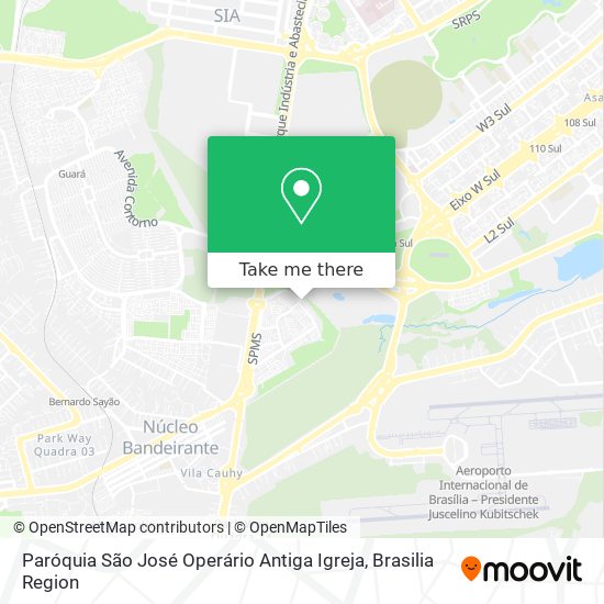 Paróquia São José Operário Antiga Igreja map