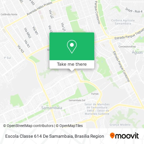 Escola Classe 614 De Samambaia map