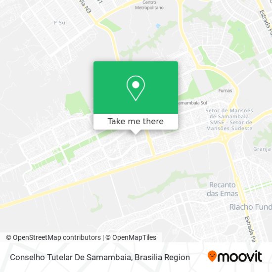 Conselho Tutelar De Samambaia map