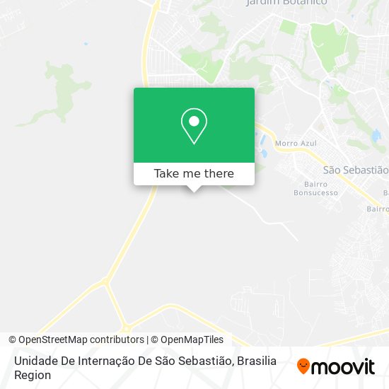 Unidade De Internação De São Sebastião map