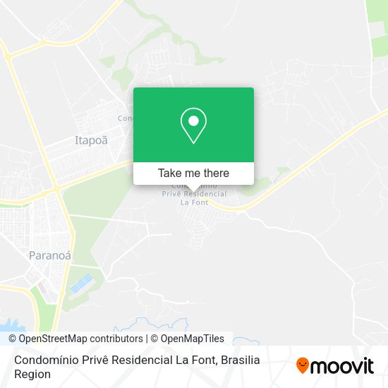 Condomínio Privê Residencial La Font map