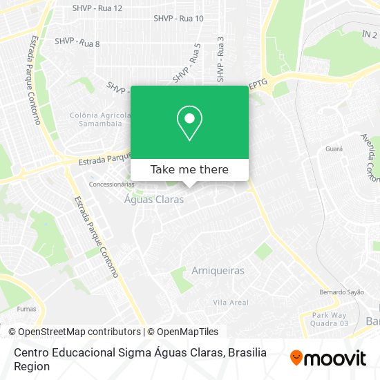 Centro Educacional Sigma Águas Claras map