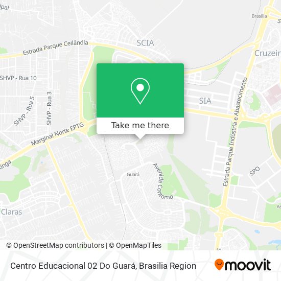 Centro Educacional 02 Do Guará map