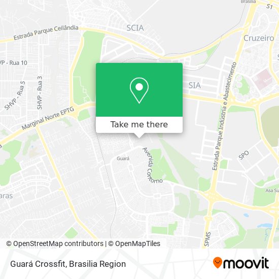 Guará Crossfit map