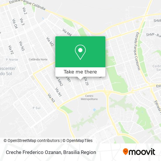 Creche Frederico Ozanan map